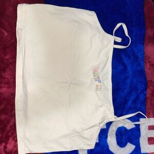 Champion Woman's cream colored crop tank top